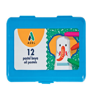 cepte ofis ADEL PASTEL BOYA MAVİ 12 RENKKK