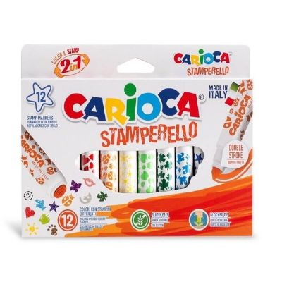 cepte ofis CARIOCA STAMPERELLO KEÇELİ BOYA KALEMİ 12'Lİ