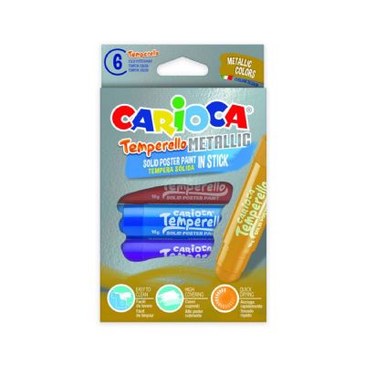 cepte ofis CARIOCA TEMPERELLO METALİK POSTER BOYAMA KALEMİ 6'LI