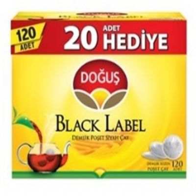 cepte ofis DOĞUŞ BLACK LABEL  POŞET ÇAY 120'Lİ DEMLİK