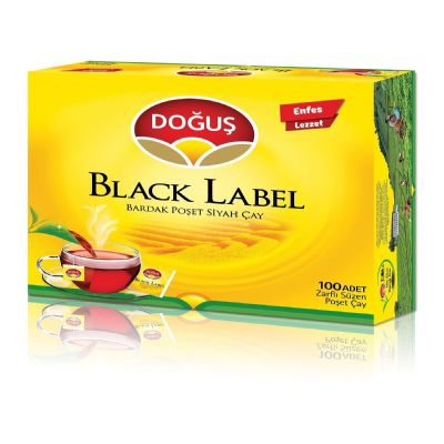 cepte ofis DOĞUŞ BLACK LABEL SÜZEN ÇAY 100'LÜ 20650 POŞET
