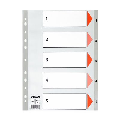 cepte ofis ESSELTE SEPERATÖR 1-5 RENKLİ