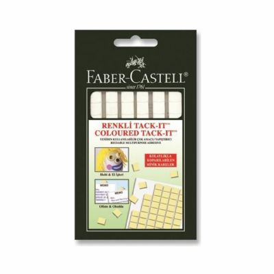 cepte ofis FABER CASTELL TACK-IT  YAPIŞTIRICI BEYAZ 50 GR 5130187064