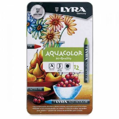 cepte ofis LYRA AGUACOLOR PASTEL 12 LI METAL KUTU BOYA 5611120