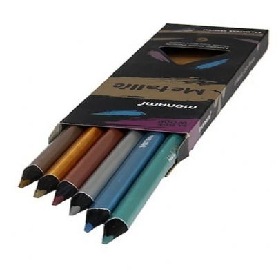 cepte ofis MONAMİ METALİK JUMBO KURU BOYA 6 RENK MKB5402B6