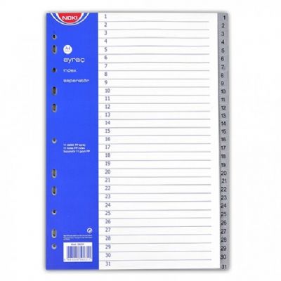 cepte ofis NOKI PP AYRAÇ 1-31 RAKAM DİZİNİ 59231