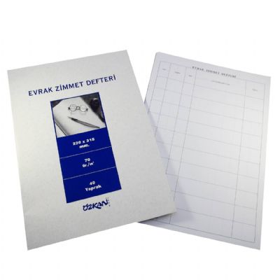 cepte ofis ÖZKAN EVRAK ZİMMET DEFTERİ 40 YP G0523