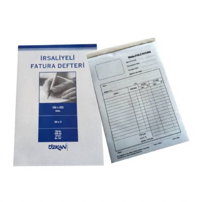 cepte ofis ÖZKAN İRSALİYELİ FATURA OTOKOPİLİ NO:4 50*3