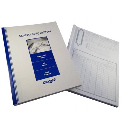 cepte ofis ÖZKAN SENETLİ BORÇ DEFTERİ 160 YP