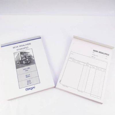 cepte ofis ÖZKAN SEVK İRSALİYESİ OTOKOPİLİ 50*2