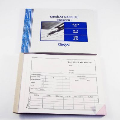 cepte ofis ÖZKAN TAHSİLAT MAKBUZU OTOKOPİLİ 50*2