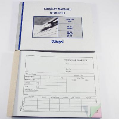 cepte ofis ÖZKAN TAHSİLAT MAKBUZU OTOKOPİLİ 50*3 G1773
