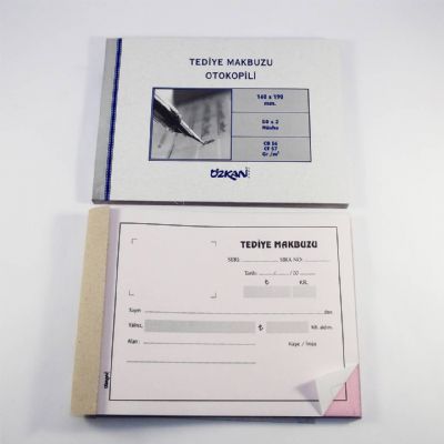 cepte ofis ÖZKAN TEDİYE MAKBUZU OTOKOPİLİ 50*2
