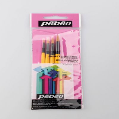 cepte ofis PEBEO 4 LÜ FIRÇA SETİ SET :2 46817