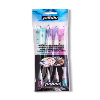 cepte ofis PEBEO 4'LÜ WATERBRUSH FIRÇA SETİ