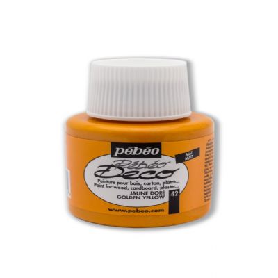 cepte ofis PEBEO DECO MAT AHŞAP BOYA JAUNE DORE 110 ML 205*42