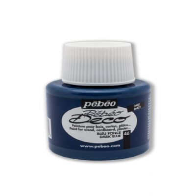 cepte ofis PEBEO DECO MAT AHŞAP BOYA MAVİ 110 ML 205*46