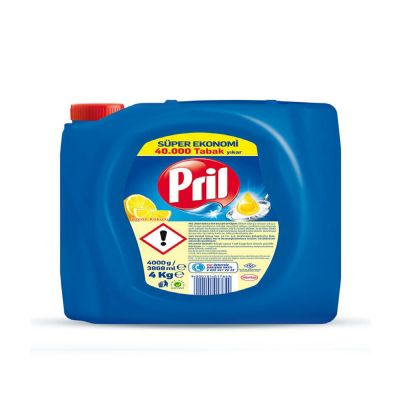 cepte ofis PRİL LİMON KOKULU BULAŞIK DETERJANI 4KG