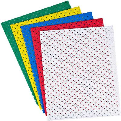 cepte ofis RED APPLE KALP ŞEKİLLİ DELİKLİ EVA P8-10