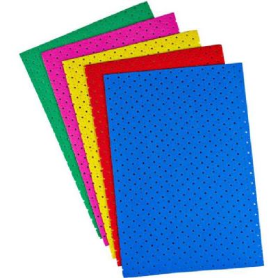 cepte ofis RED APPLE YILDIZ ŞEKİLLİ DELİKLİ EVA P3-10