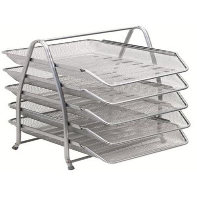 cepte ofis RUBENİS EVRAK RAFI METAL GÜMÜŞ 4'LÜ 9184-G