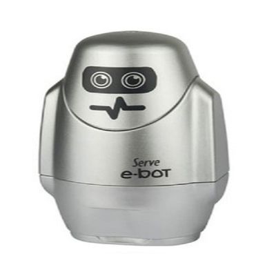 cepte ofis SERVE E-BOT SİLGİ KALEMTRAŞ METALİK P190502 GRİ