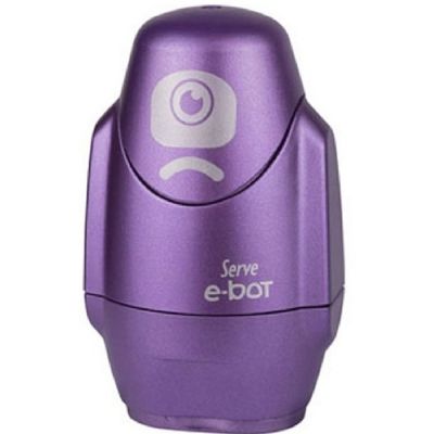 cepte ofis SERVE E-BOT SİLGİ KALEMTRAŞ METALİK P190502 MOR