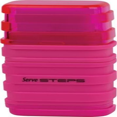 cepte ofis SERVE STEPS SİLGİLİ KALEMTRAŞ P160201 PEMBE