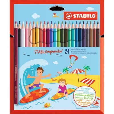 cepte ofis STABİLO AQUACOLOR BOYA KALEMİ 24 LÜ 1624-6