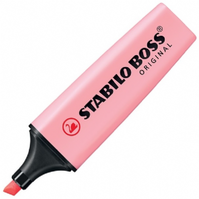 cepte ofis STABİLO BOSS ORİGİNAL PASTEL PEMBE FOSFORLU KALEM