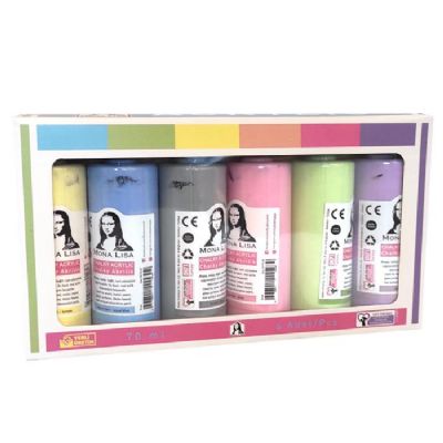 cepte ofis SÜDOR MONALİSA CHALKY AKRİLİK SET 6 X 70 ML SD1006C