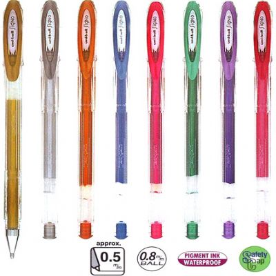 cepte ofis UNİ UM-120NM/8C SET SİGNO NOBLE 0.8 KALEM 8'Lİ